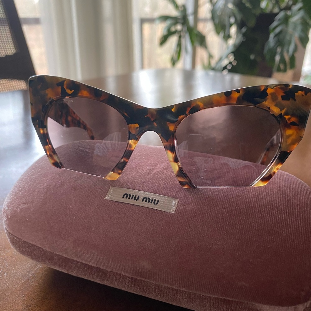 Miu Miu Cat-Eye Sunglasses - image 1
